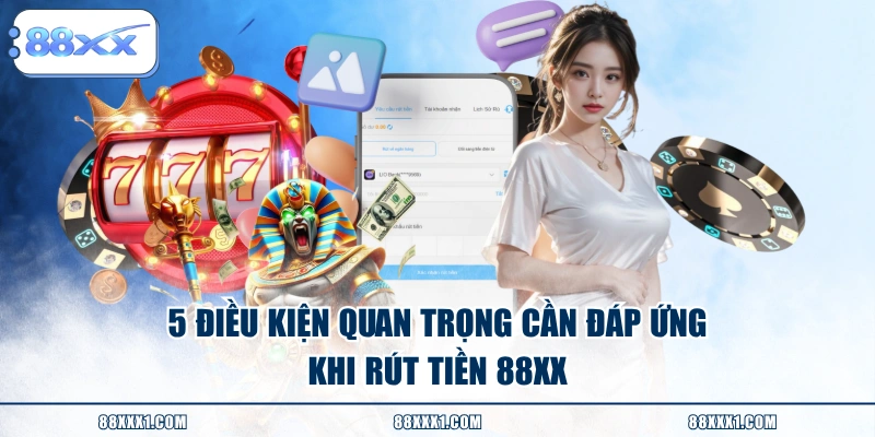 5 điều kiện quan trọng cần đáp ứng khi rút tiền 88XX